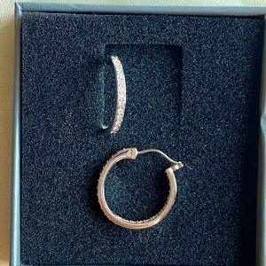 Swarovski Hoops 🤍